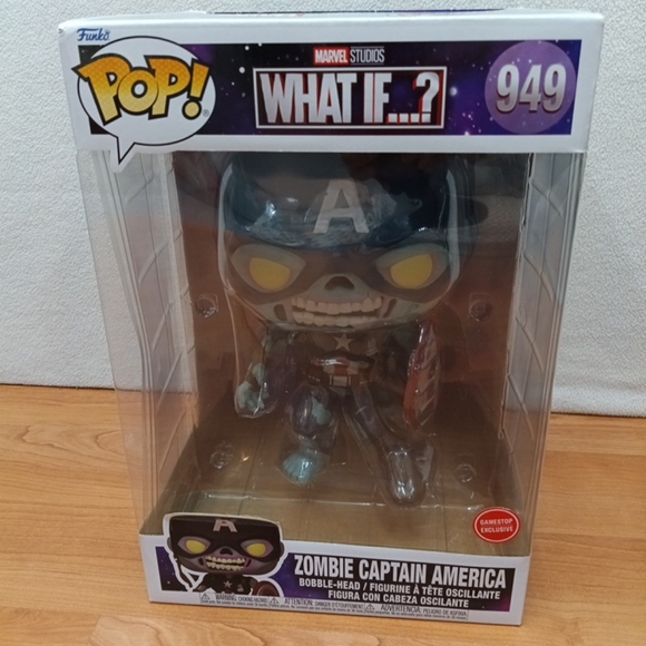 Funko Jumbo Marvel What If..?: Zombie Captain America (949) - Picture 3 of 7